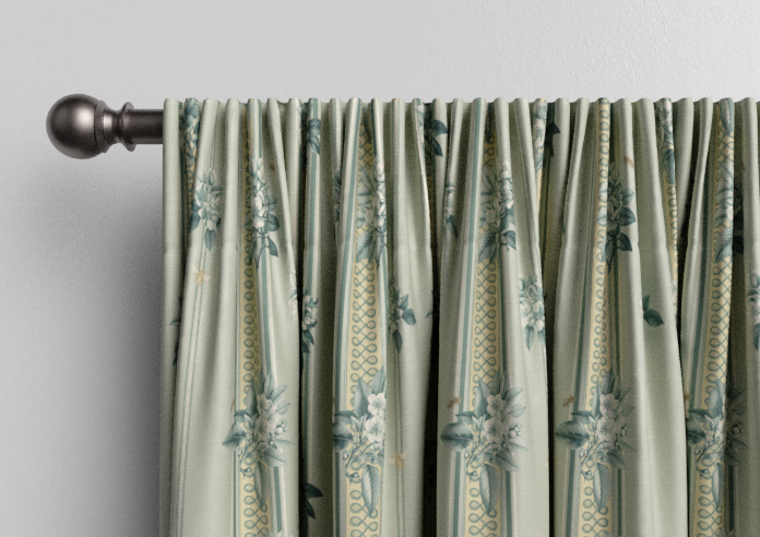 Upton, Apple Bee Bud Green - Made to Measure Curtains - Image 9